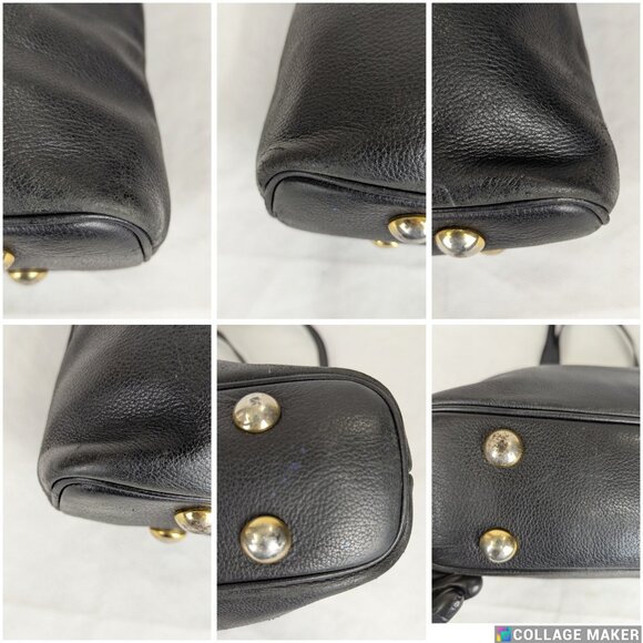 YSL Saint Laurent Shopping Tote Black Leather Handbag - Picture 12 of 16